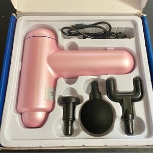 Pink Massager with Attachments